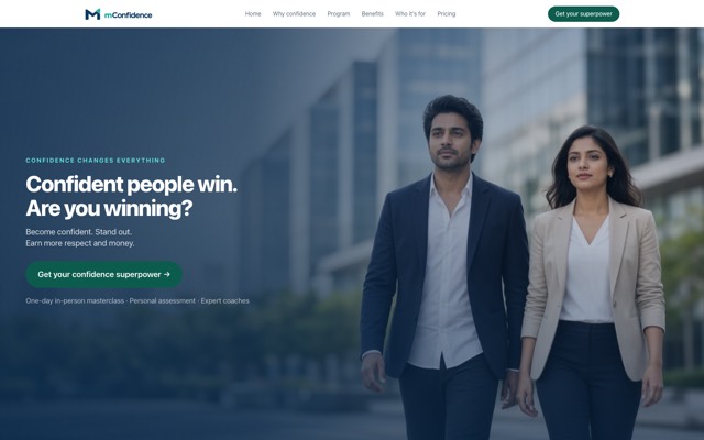 mConfidence website